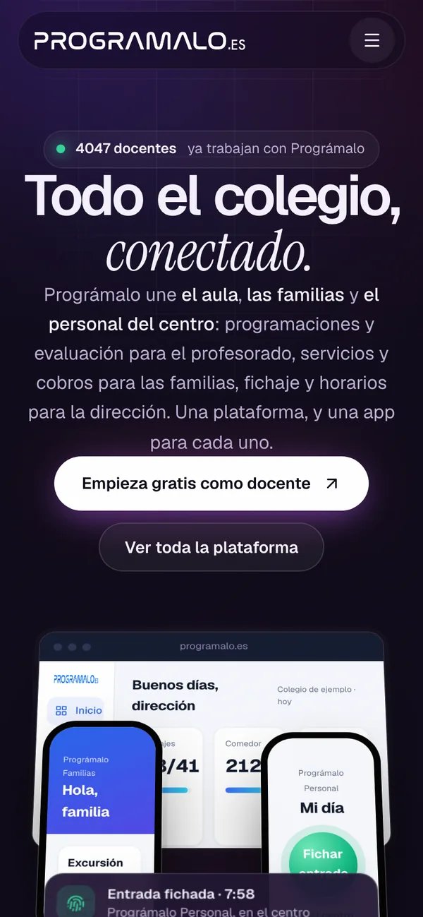 Prográmalo en un móvil.